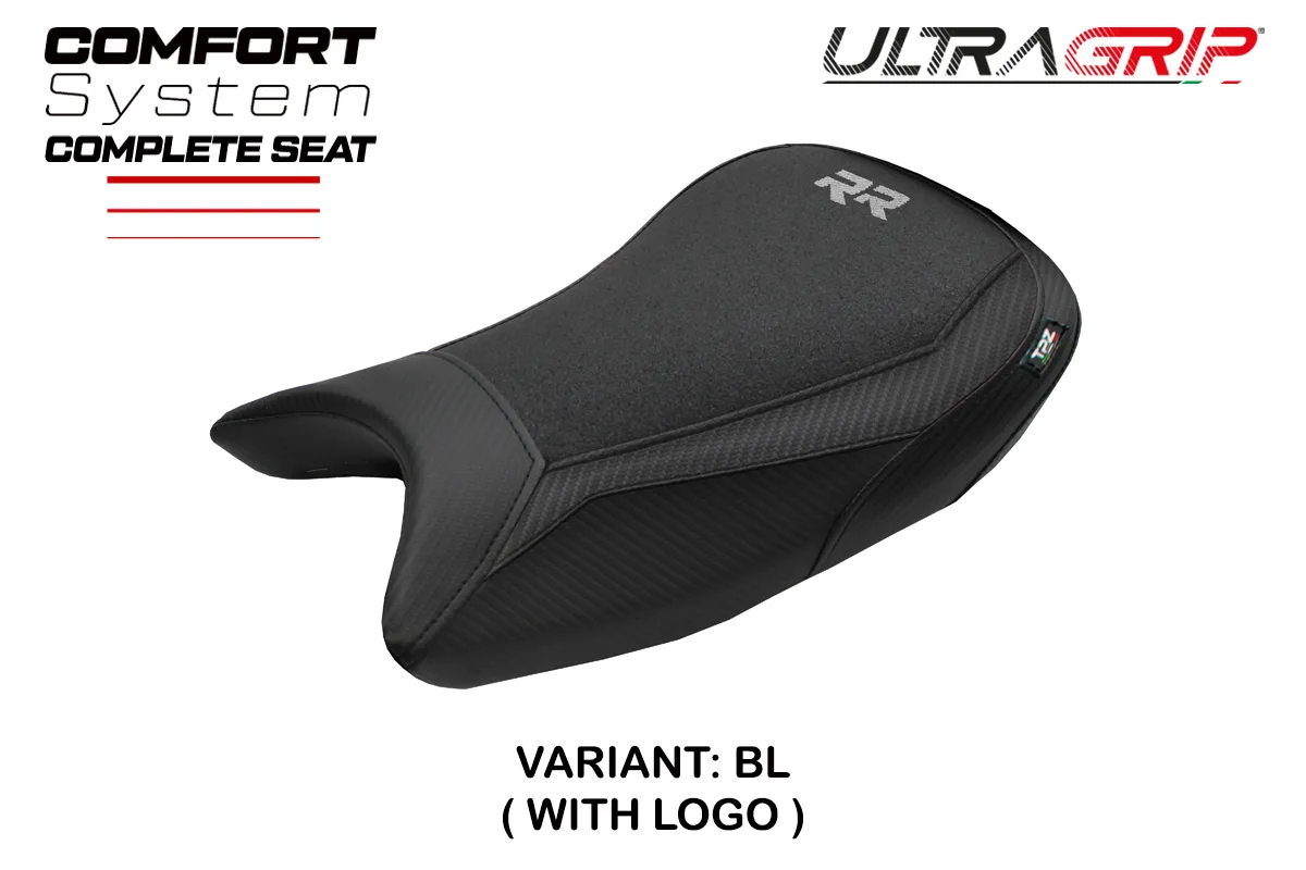 Komplette Sitzbank für BMW S 1000 RR 2019-2026 - mod Varel Ultragrip Comfort System – BL (schwarz)