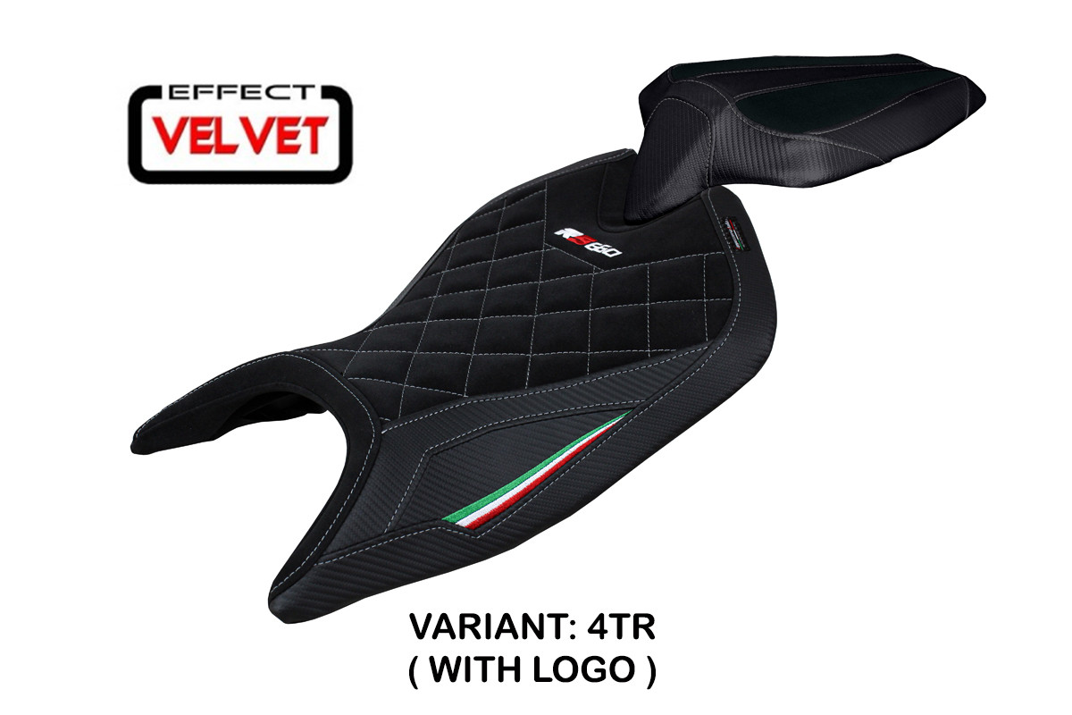 TAPPEZZERIA Sitzbezug STANDARD mit Logo für APRILIA RS 660 (21-25)