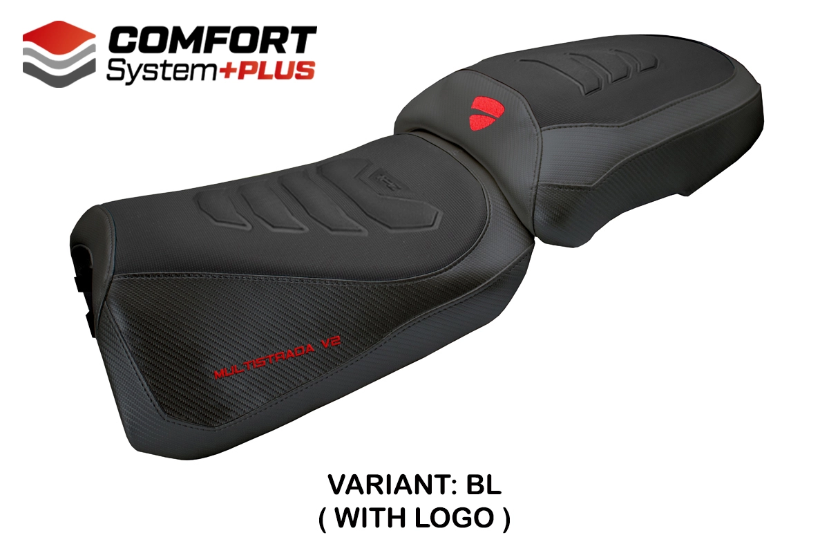 Sitzbezug für Ducati Multistrada V2 2025-2026 - mod Aura Comfort System Plus – BL (schwarz)