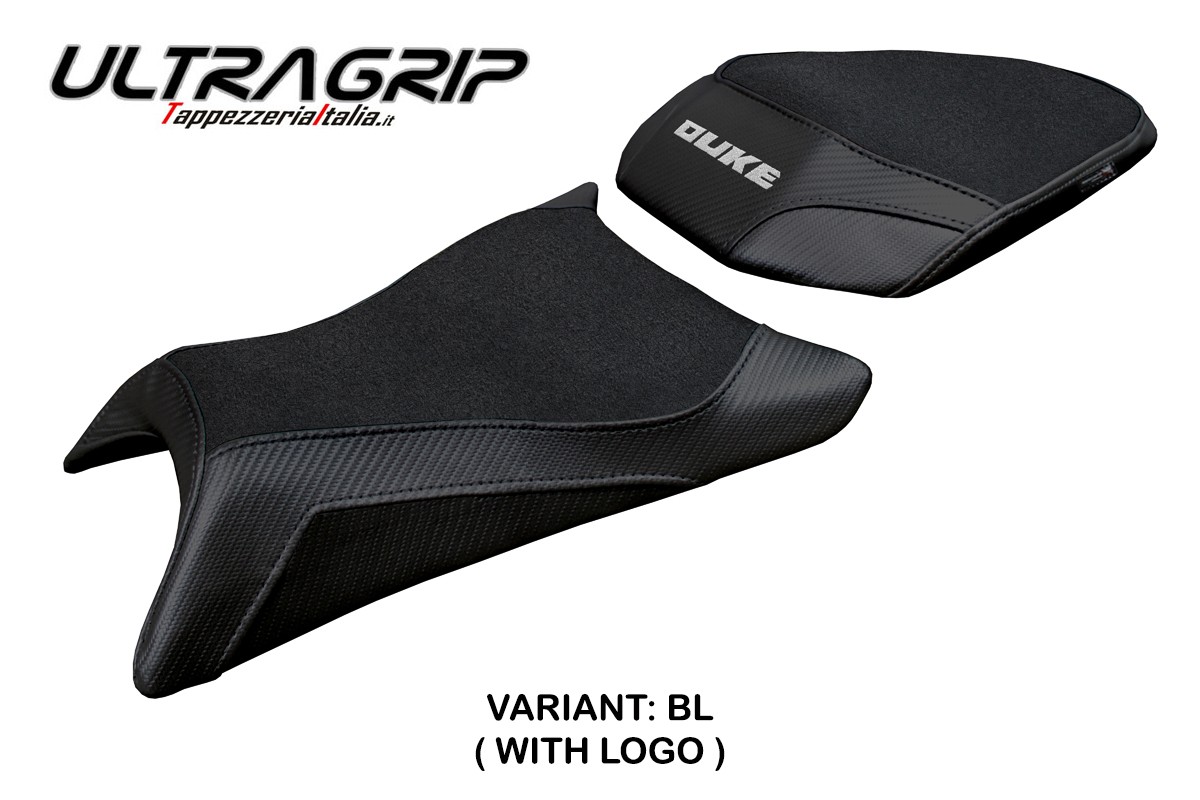 Sitzbezug für KTM 390 Duke  2024-2026 - mod Mora Ultragrip – BL (schwarz)