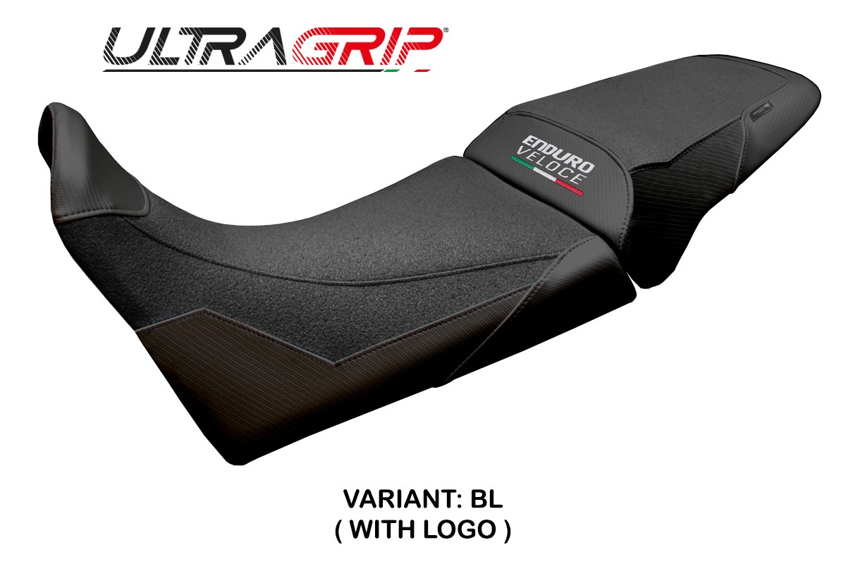 Sitzbezug für MV Agusta Enduro Veloce 2024-2026 - mod Hajek Ultragrip – BL (schwarz)