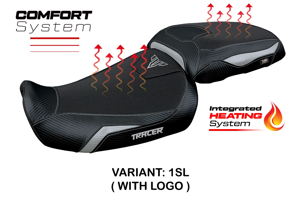 Sitzbezug für Yamaha Tracer 9-9 GT 2021 - 2024 - heating Comfort System – 1SL (silber)