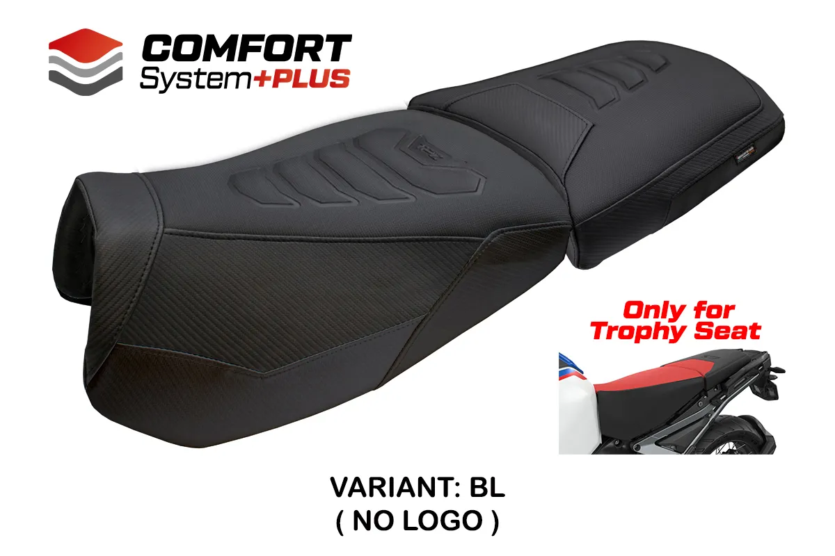 Sitzbezug für BMW R 1300 GS ADVENTURE Trophy 2024-2026 - mod Bear Comfort System Plus – BL (schwarz)