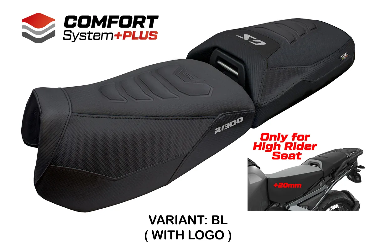 Sitzbezug für BMW R 1300 GS ADVENTURE 2024-2026 - mod Haisyn Comfort System Plus – BL (schwarz)