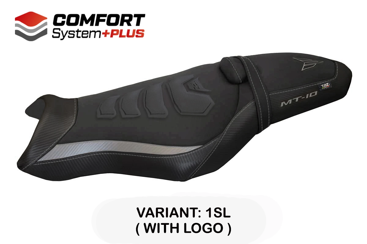 Sitzbezug für Yamaha MT-10 2017-2026 - mod Arsenal 1 Comfort System Plus – 1SL (silber)