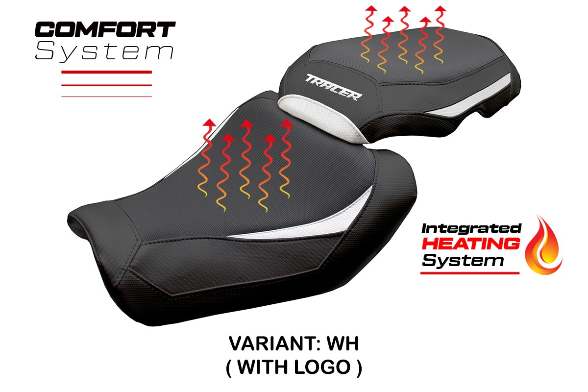 Sitzbezug für Yamaha Tracer 9/9 GT 2025-2026 - mod Ness Heating Comfort System – WH (weiß)