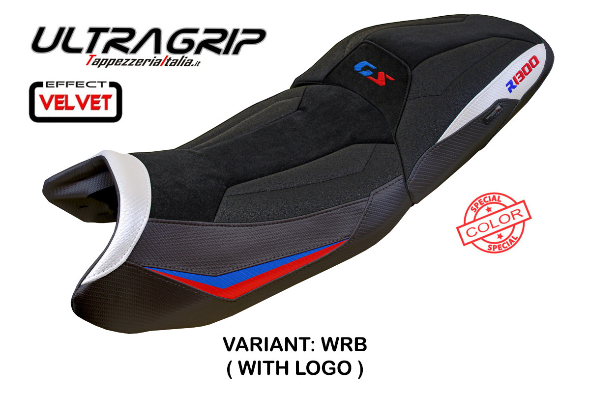 TAPPEZZERIA Sitzbezug ULTRAGRIP mit Logo für BMW R 1300 GS (TOURING SITZBESUG) (23-25)
