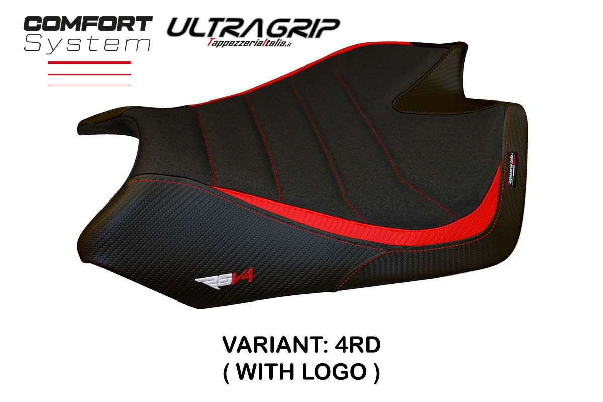 TAPPEZZERIA Sitzbezug COMFORT SYSTEM mit Logo für APRILIA RSV4 (09-20)